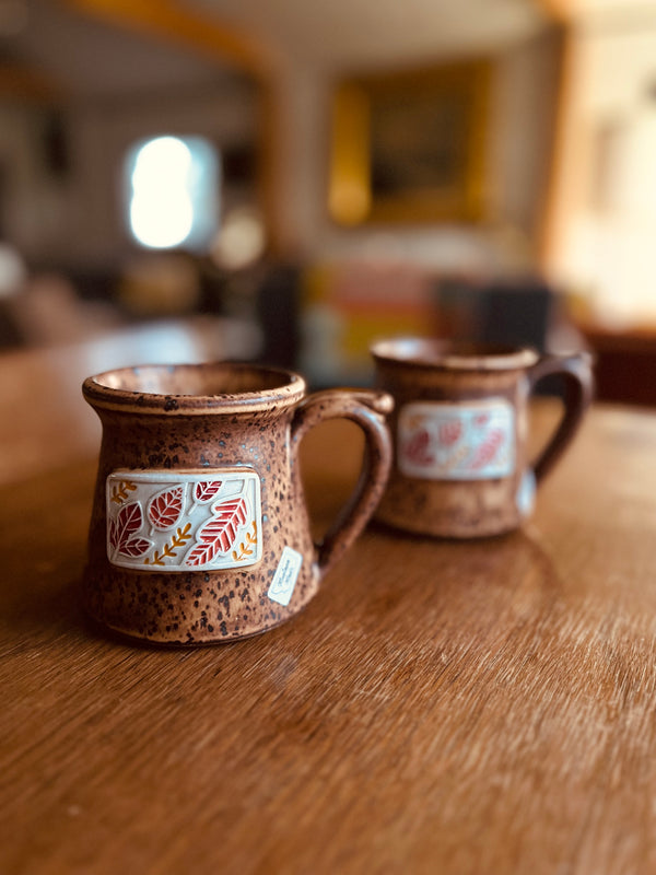 Montana Mug - Handmade Medallion Mugs - Mountain Arts Pottery